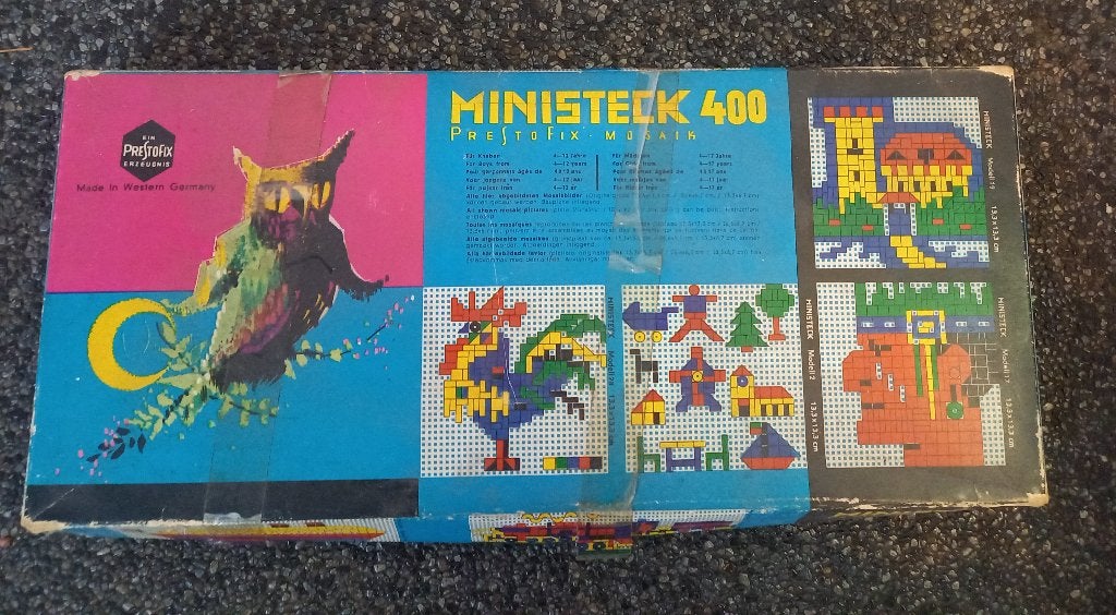 * Ministeck 400 Prestofix Mosaik vintage jaren 70 *, Verzenden, Gebruikt, Box-set