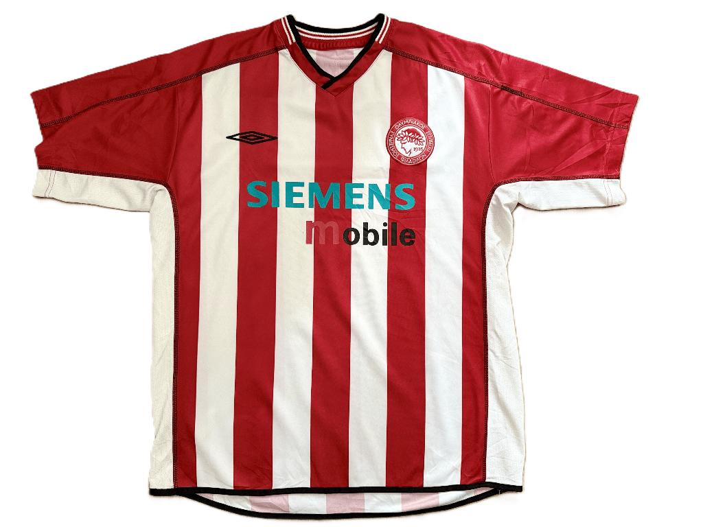 Olympiakos thuisshirt 2002/03 – Umbro – Maat L, Maat L, Ophalen of Verzenden, Gebruikt, Shirt