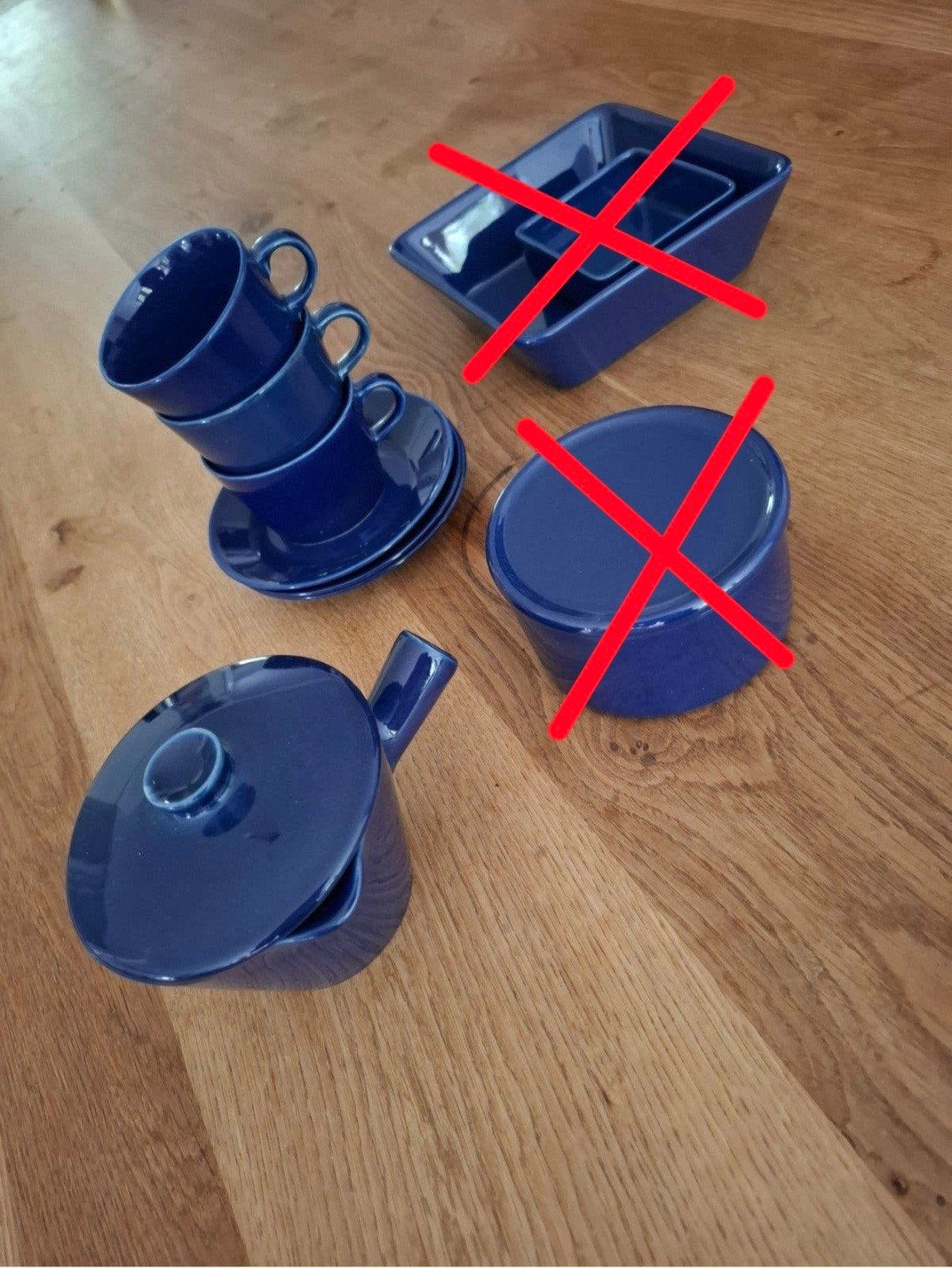 Arabia Finland Kilta (TEEMA) in donkerblauw, Ophalen of Verzenden