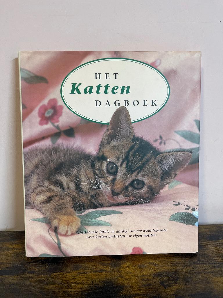Vintage katten dagboek, Antiek en Kunst, Curiosa en Brocante, Ophalen of Verzenden