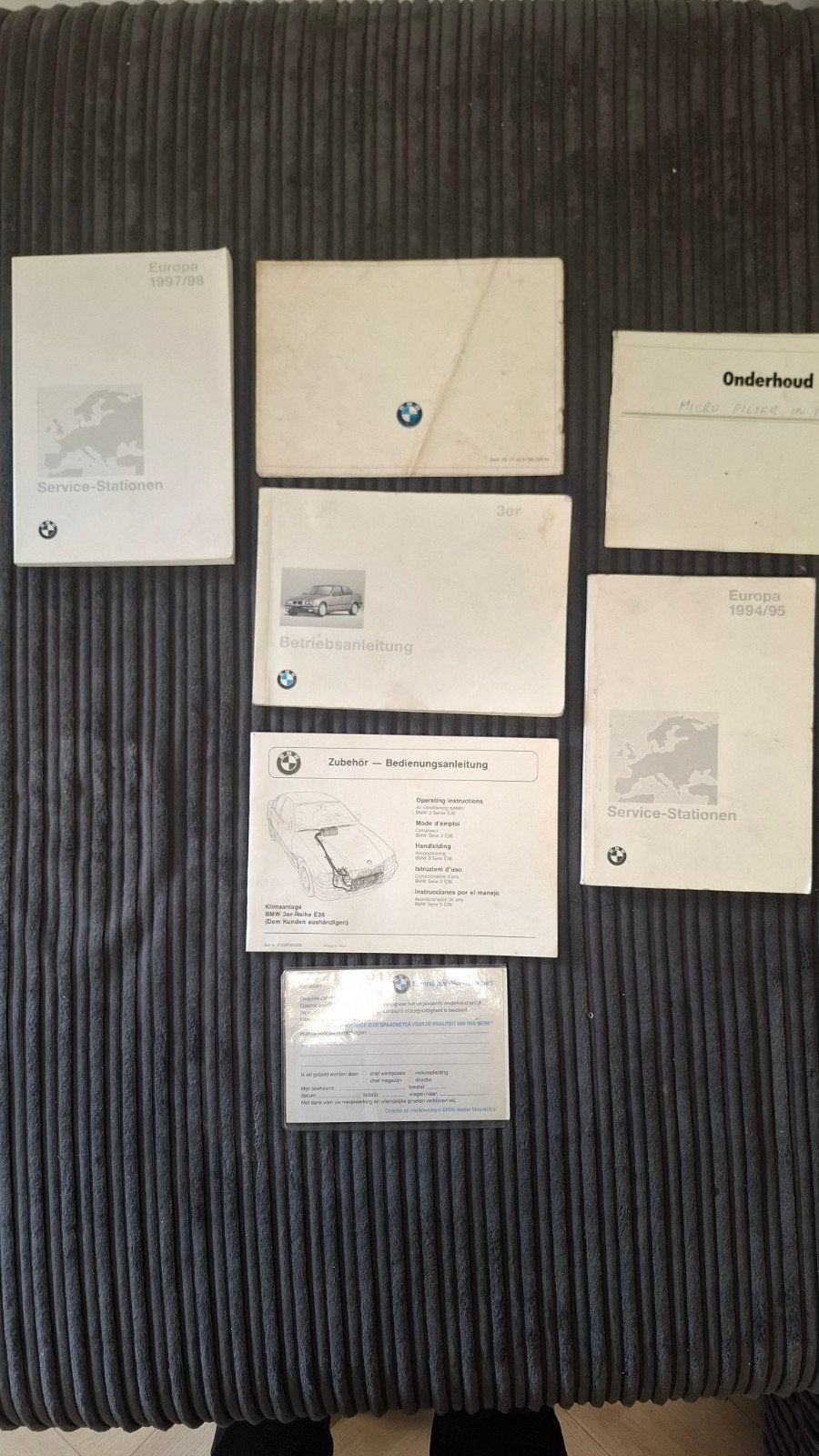 BMW 3 Serie Handleidingen en Serviceboekjes (Jaren '90), Ophalen of Verzenden