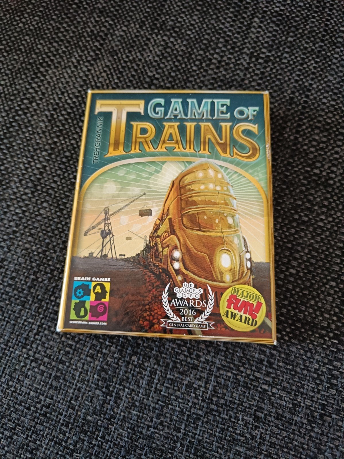 Game of Trains kaartspel - Strategisch en snel, Een of twee spelers, Ophalen of Verzenden, Zo goed als nieuw, Brain Games