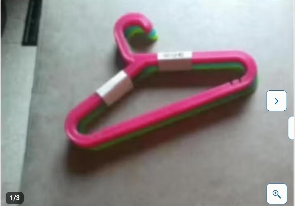 Kinder kleding hangers Ikea 8 stuks., Kleding | Dames, Ophalen of Verzenden, Zo goed als nieuw, Kunststof, Kinderen