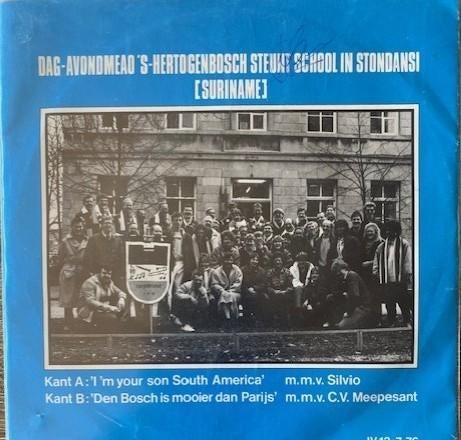 Silvio&Dag-Avond MEAO:I'm your son South America-2 handteken, 7 inch, Single, Ophalen of Verzenden, Zo goed als nieuw