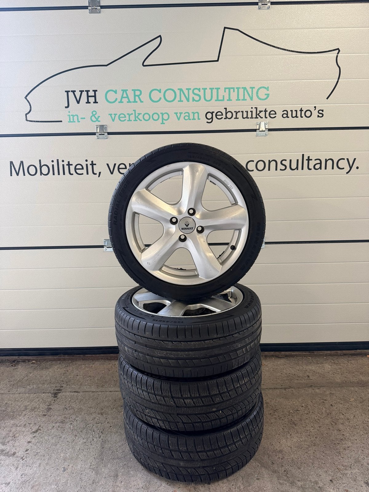RENAULT TWINGO RS 2010 LMV SET 195/45/R16 84V, Auto-onderdelen, Banden en Velgen, Banden en Velgen, All Season, 16 inch, 195 mm
