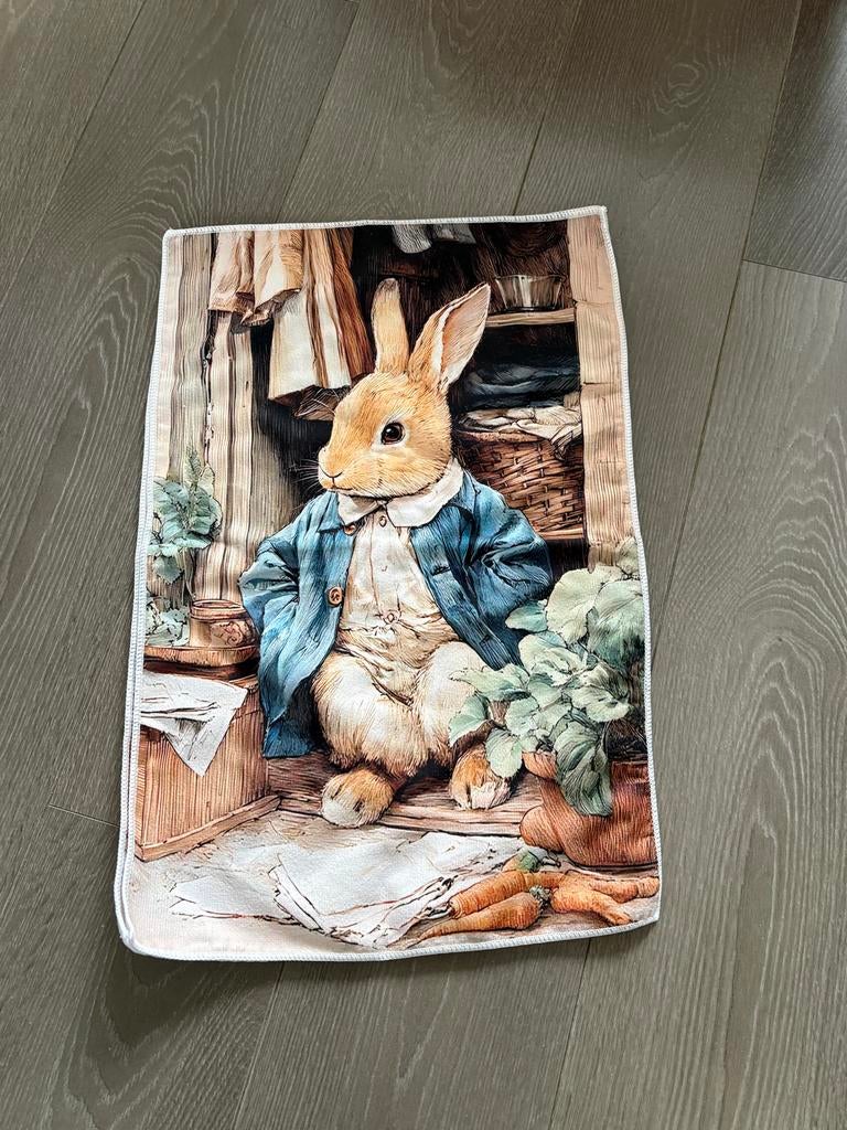 Beatrix Potter Peter Rabbit Keuken/Gastenhanddoek 40x70, Ophalen of Verzenden, Nieuw, Overige kleuren, Theedoek of Handdoek