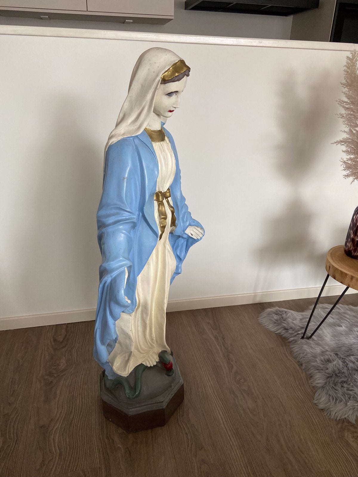 Beeld van Maria, Ophalen of Verzenden, 1 meter - 2 meter, Overige materialen, Beeld