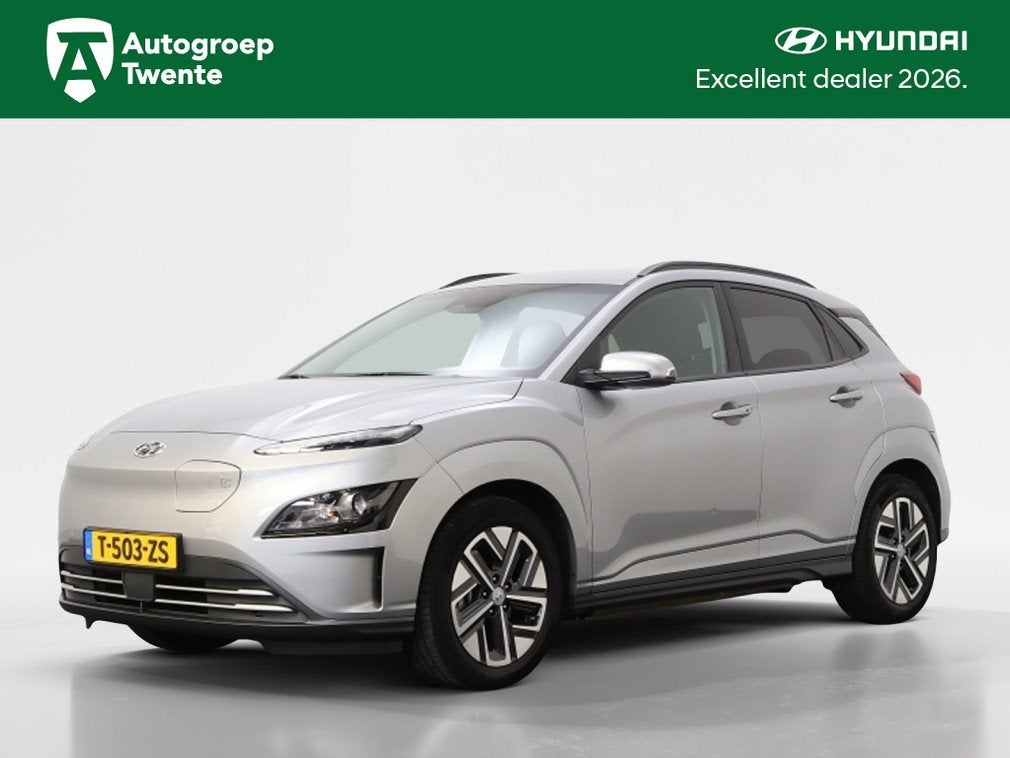 Hyundai KONA EV Fashion 64 kWh | Navigatie | Achteruitrijcam, Auto's, Hyundai, 12 maanden, Gebruikt, Zwart, Automatische klimaatregeling