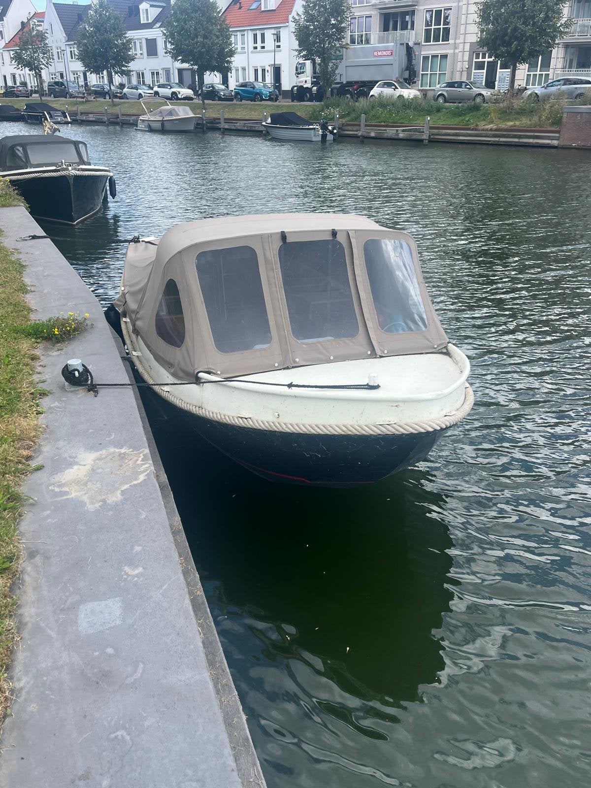 Stalen sloep van 6,2 meter 28 pk binnenboord diesel, Watersport en Boten, Gebruikt, Binnenboordmotor, Diesel, 1.00 - 1.50 meter