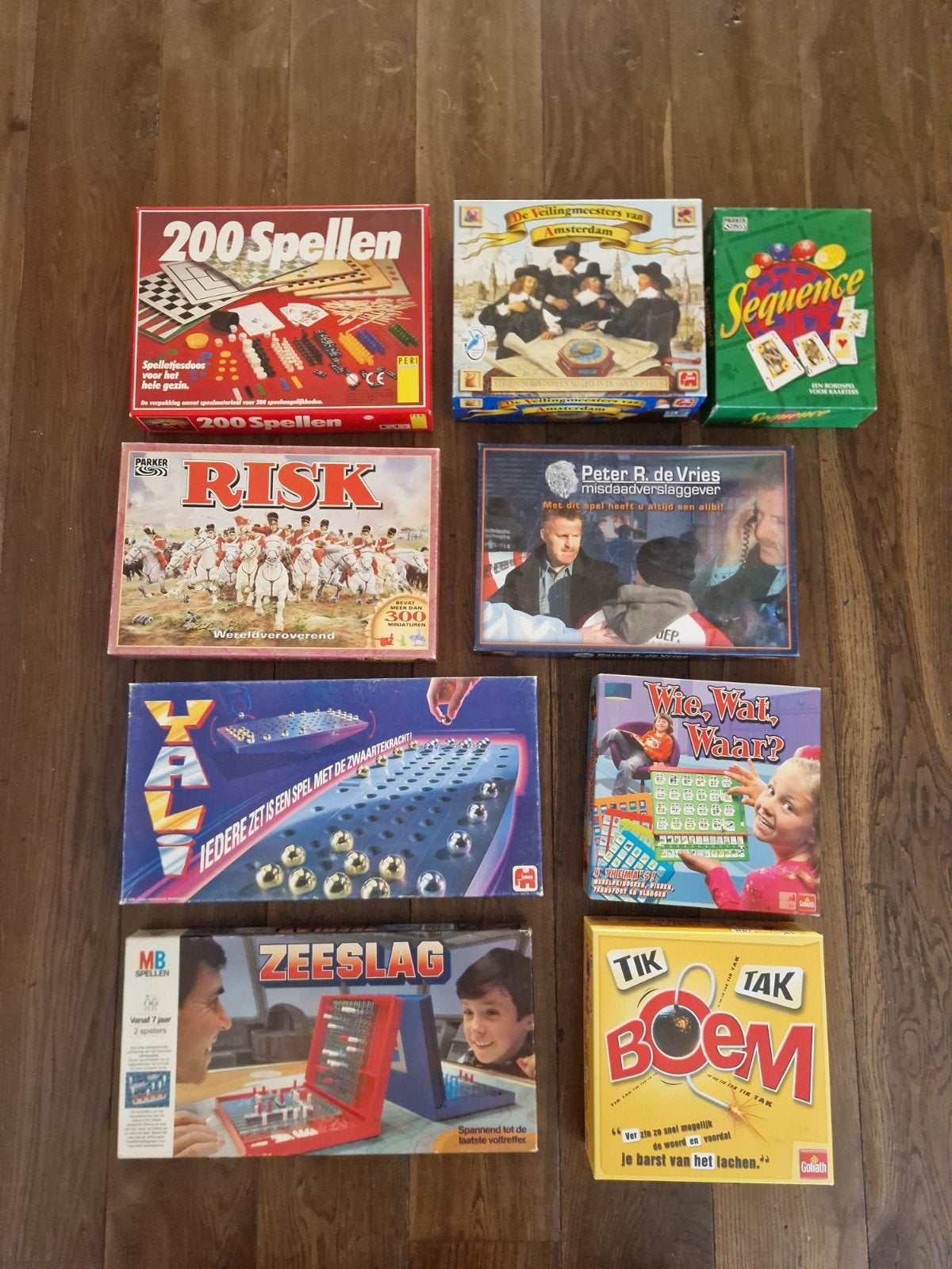 Bordspellen: Risk, Zeeslag, Sequence en meer!, Vijf spelers of meer, Ophalen of Verzenden, Gebruikt