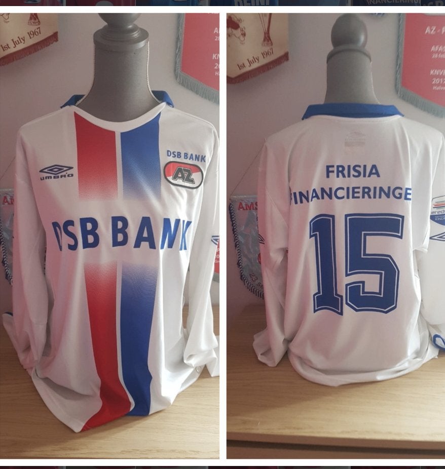 AZ  Alkmaar  matchworn/issued  2005-2006, Verzamelen, Verzenden, Zo goed als nieuw, AZ, Vaantje of Sjaal