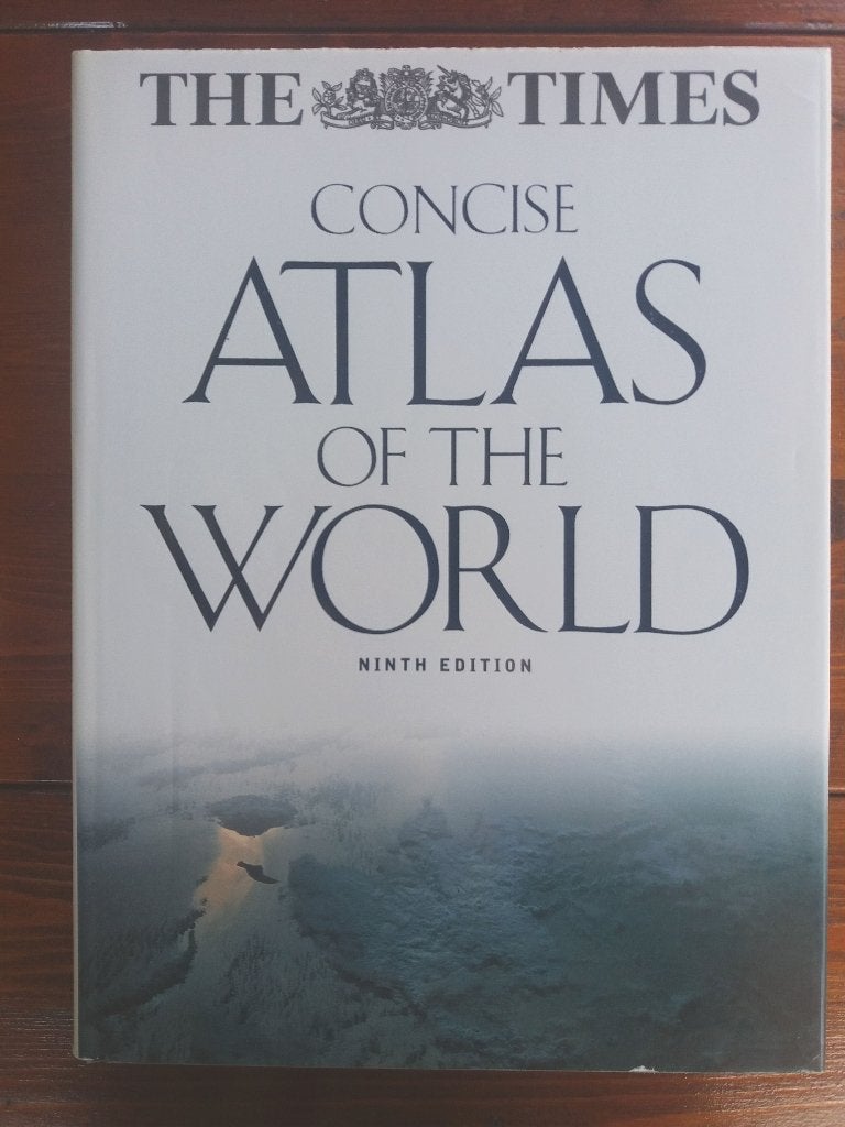 The Times Concise Atlas of the World (Ninth Edition), Gelezen, Overige atlassen, 2000 tot heden, Ophalen of Verzenden
