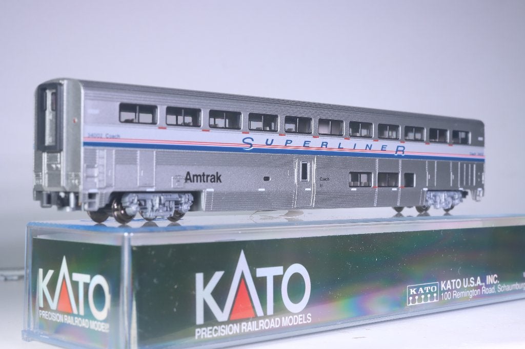 4-delige set personenwagons, Amtrak (US), Overige merken, Gelijkstroom, Ophalen of Verzenden, Nieuw