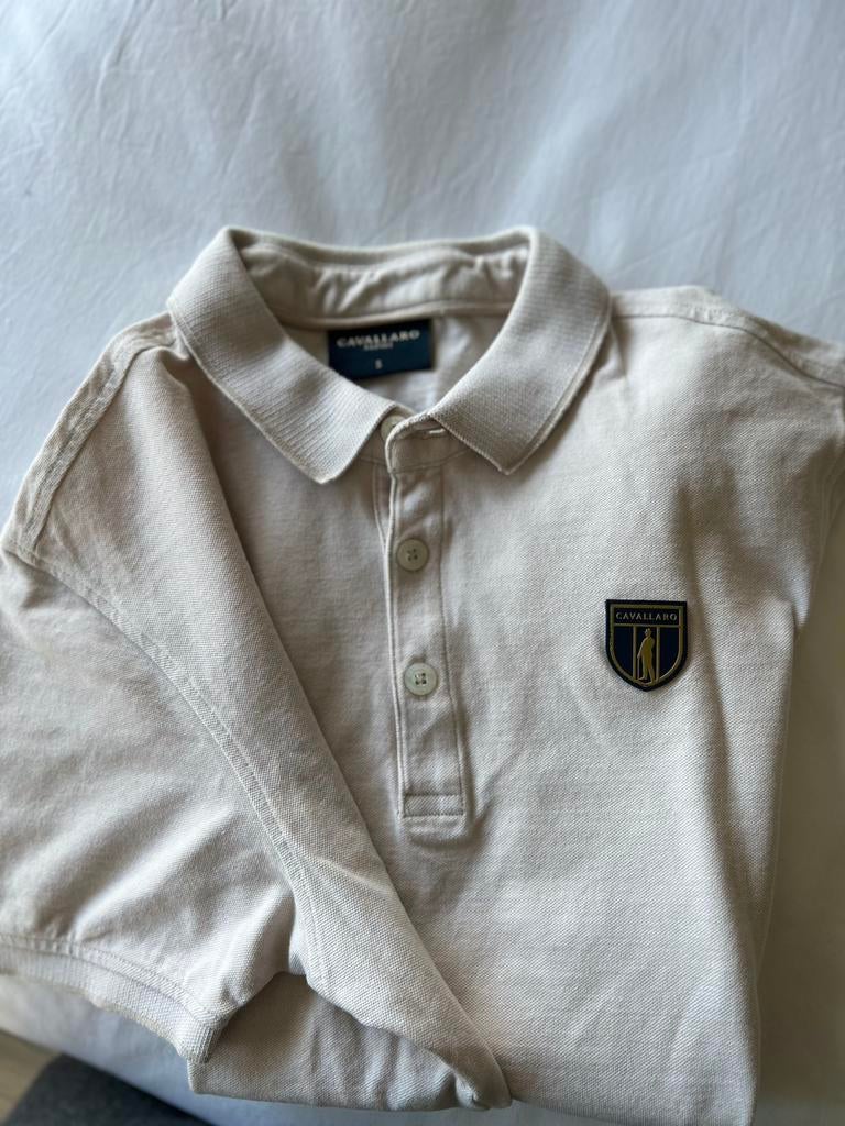 Cavallaro poloshirt zand/beige kleur, Ophalen of Verzenden, Zo goed als nieuw, Beige