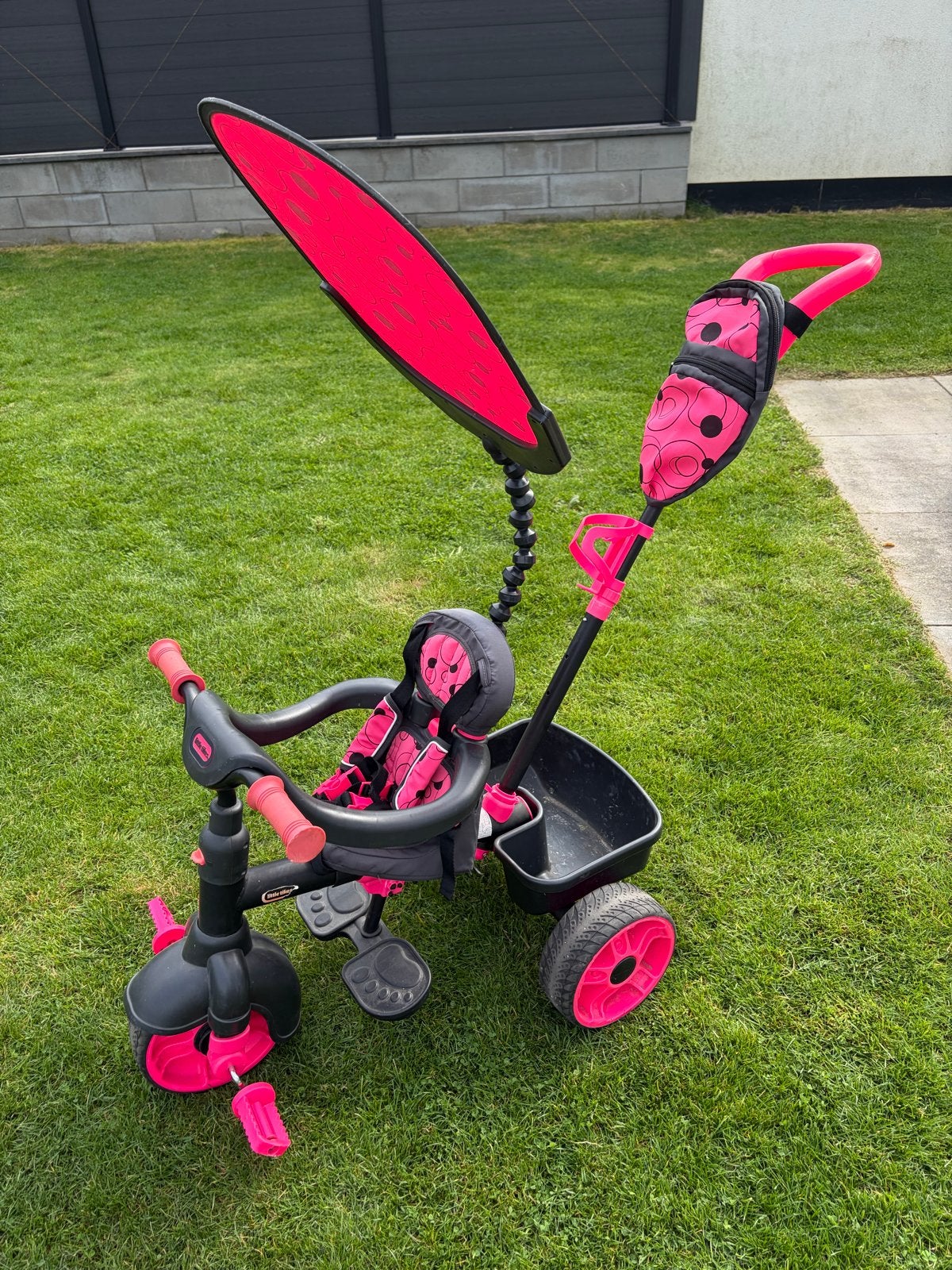 Little Tikes 4-in-1 Driewieler Roze, Ophalen, Gebruikt, Duwvoertuig