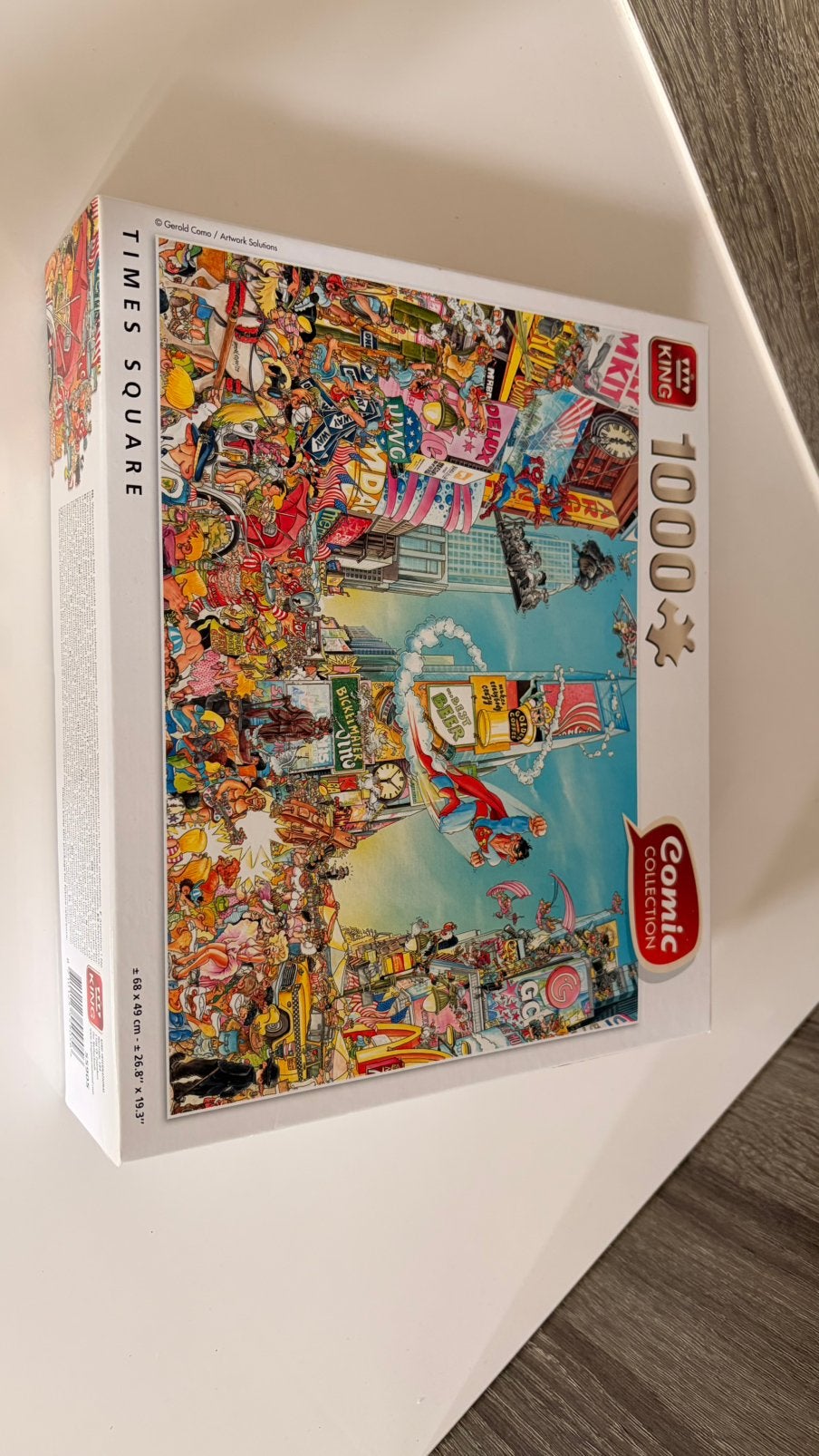 Puzzel Times Square, Ophalen, 500 t/m 1500 stukjes, Zo goed als nieuw, Legpuzzel