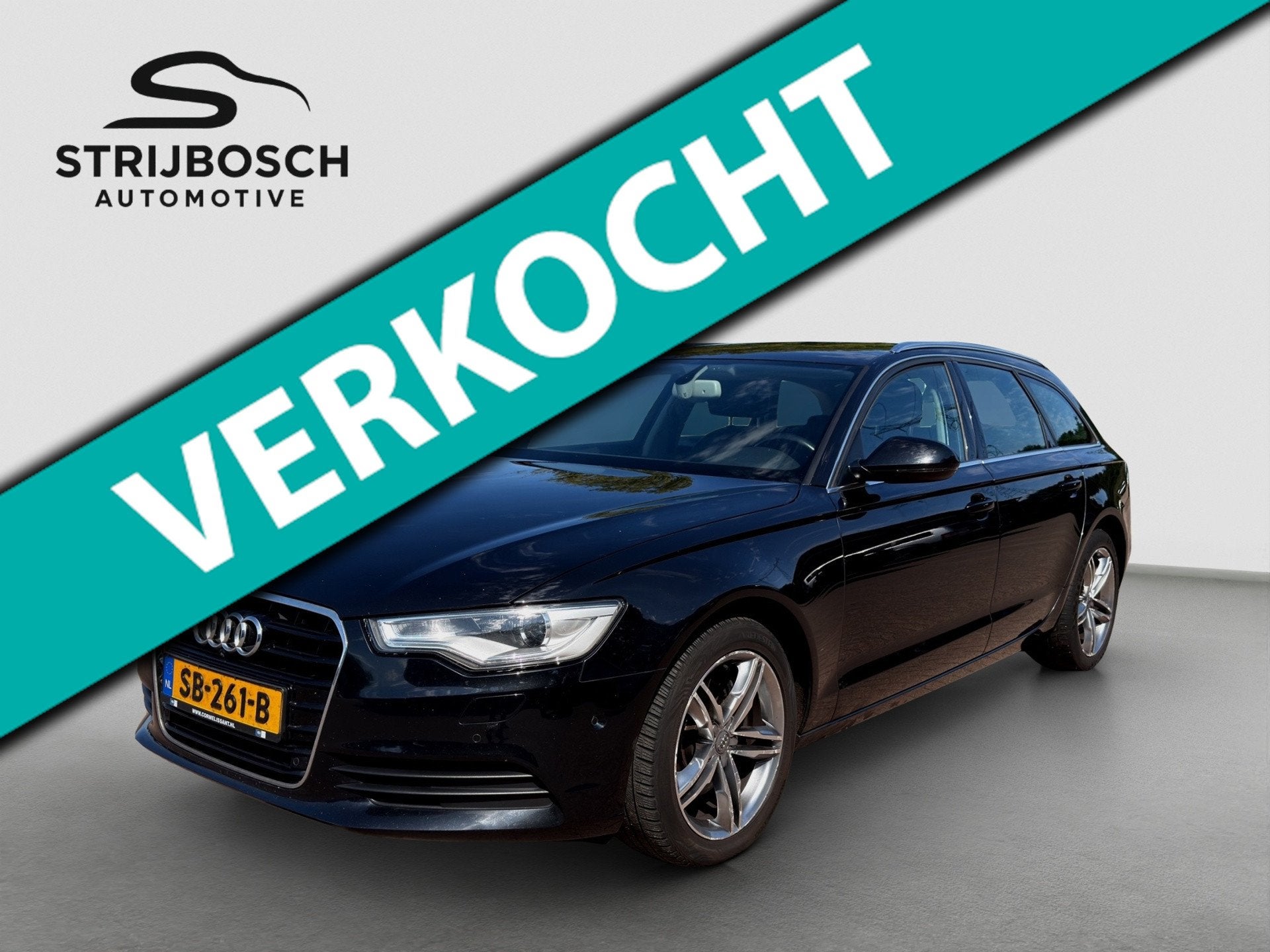 Audi A6 Avant 3.0 TDI Aut. Pro Line S | NETTO € 5.113,- |, Auto's, Zwart, 197 €/maand, Zwart, Leder