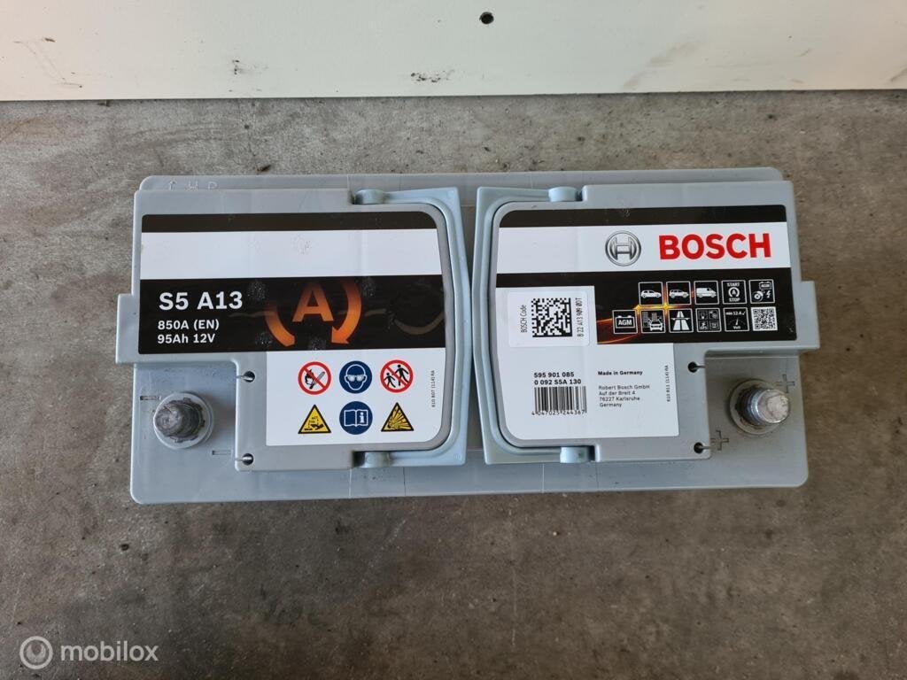 ZGAN Accu 95Ah Bosch batterij, Land Rover, Gebruikt