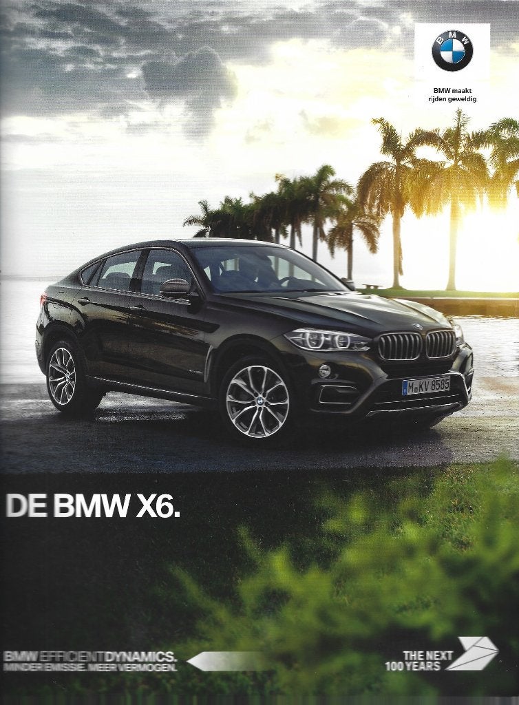Brochure BMW X6 2017, Ophalen of Verzenden, Gelezen, BMW