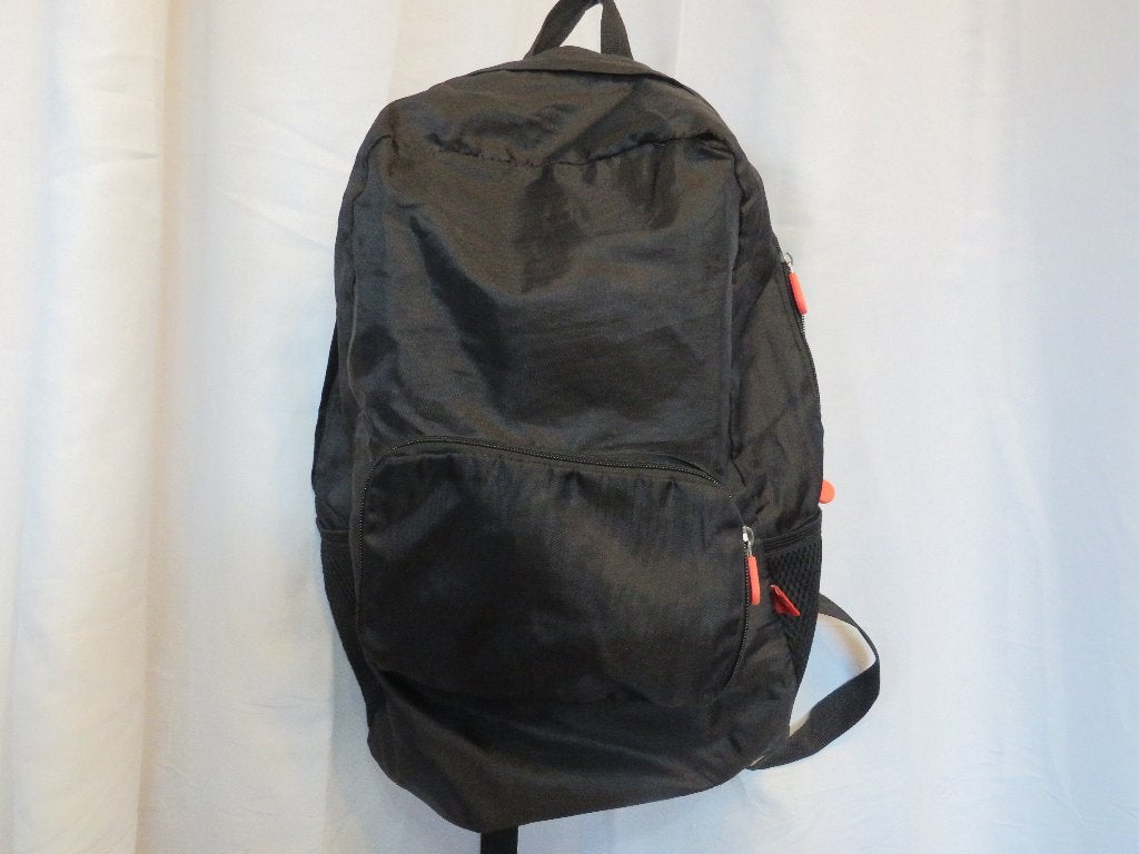 zwarte opvouwbare rugtas van Hema, Overige merken, Gebruikt, 25 tot 40 cm, Ophalen of Verzenden