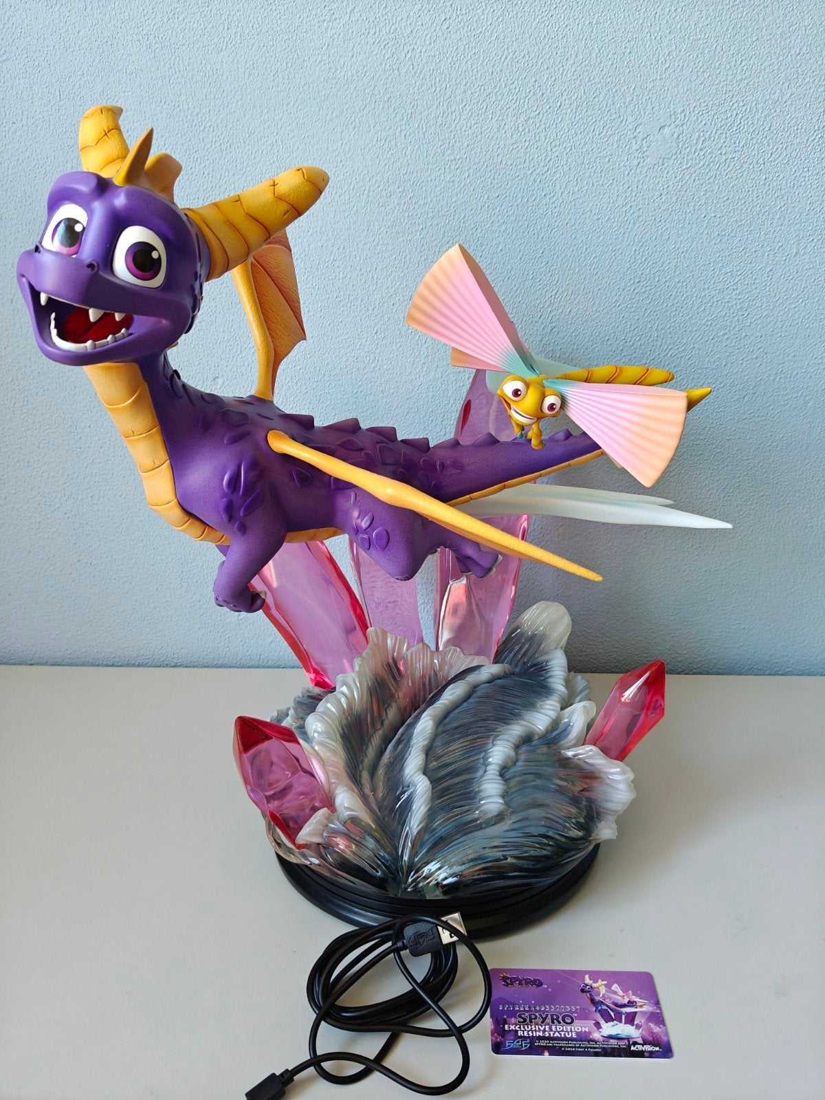 Spyro reignited exclusive edition first 4 figure resin, Ophalen, Zo goed als nieuw