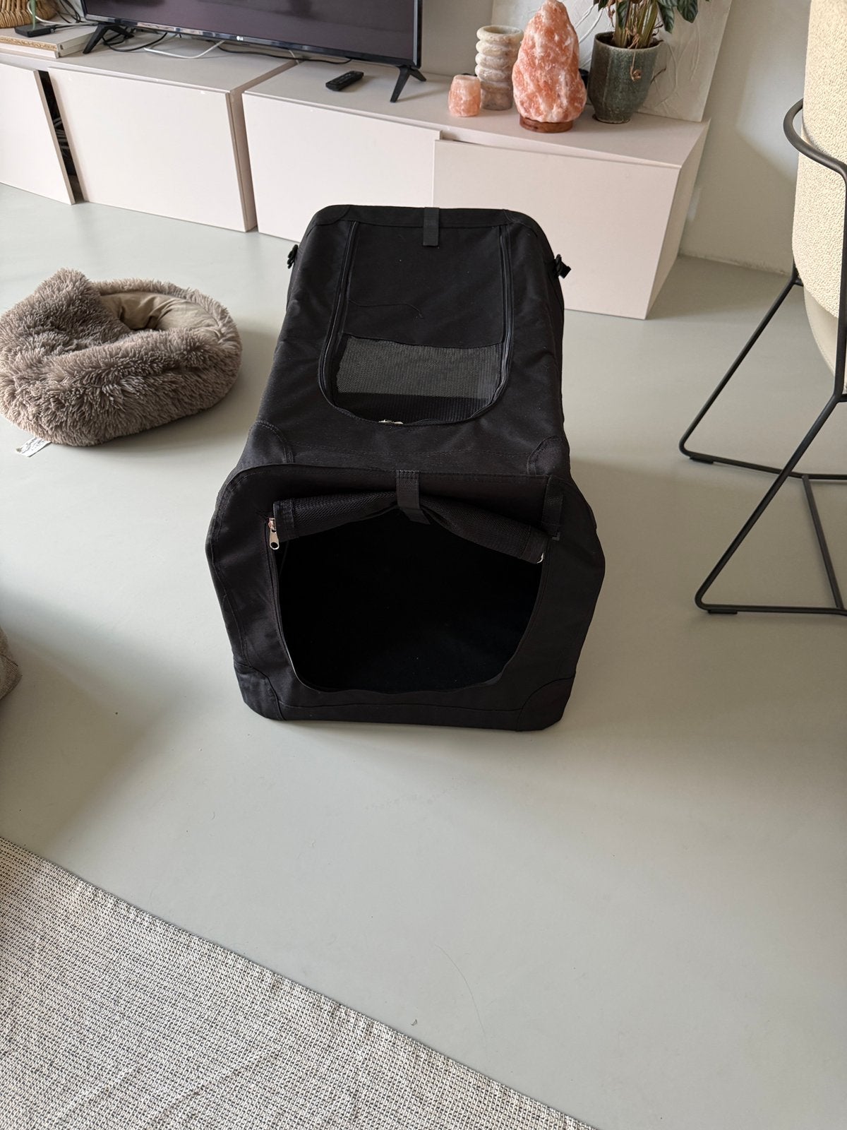 Stoffen travelbench - maat M, Dieren en Toebehoren, Ophalen, Zo goed als nieuw