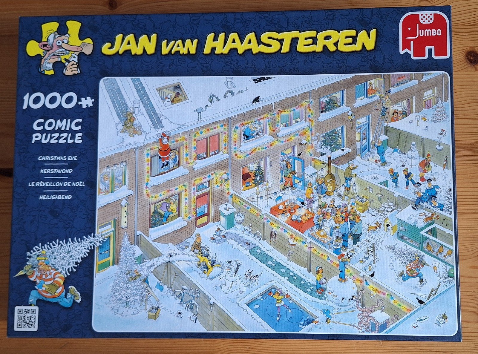 Jan van Haasteren puzzel: Kerstavond, Ophalen of Verzenden, 500 t/m 1500 stukjes, Zo goed als nieuw, Legpuzzel