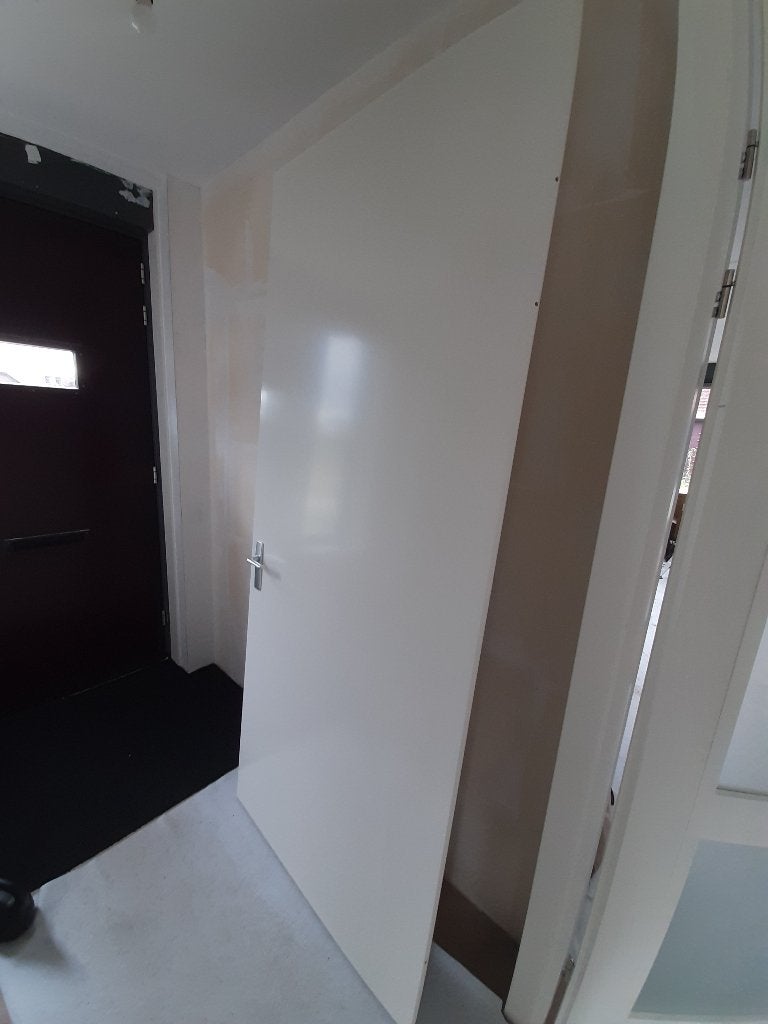 Svedex opdek binnendeur, Doe-het-zelf en Verbouw, Deuren en Horren, Ophalen, 80 tot 100 cm, 215 cm of meer, Binnendeur