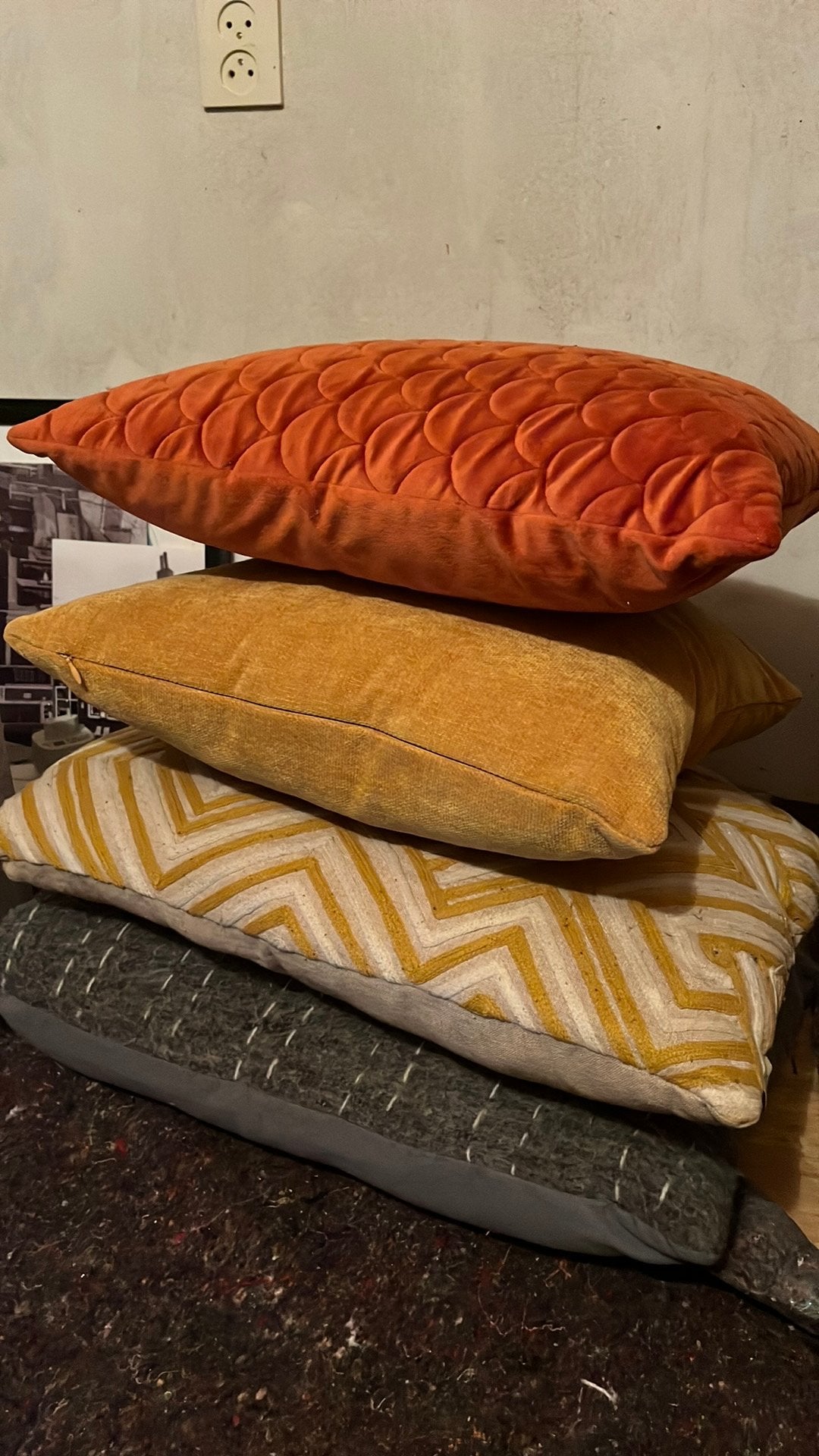 Set van 4 kussentjes, Ophalen, Gebruikt, Vierkant
