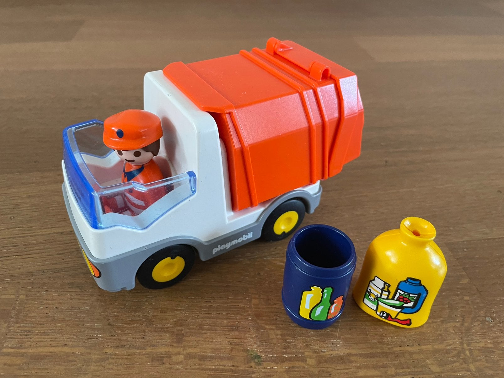 Playmobil 123 vuilniswagen, Ophalen, Zo goed als nieuw