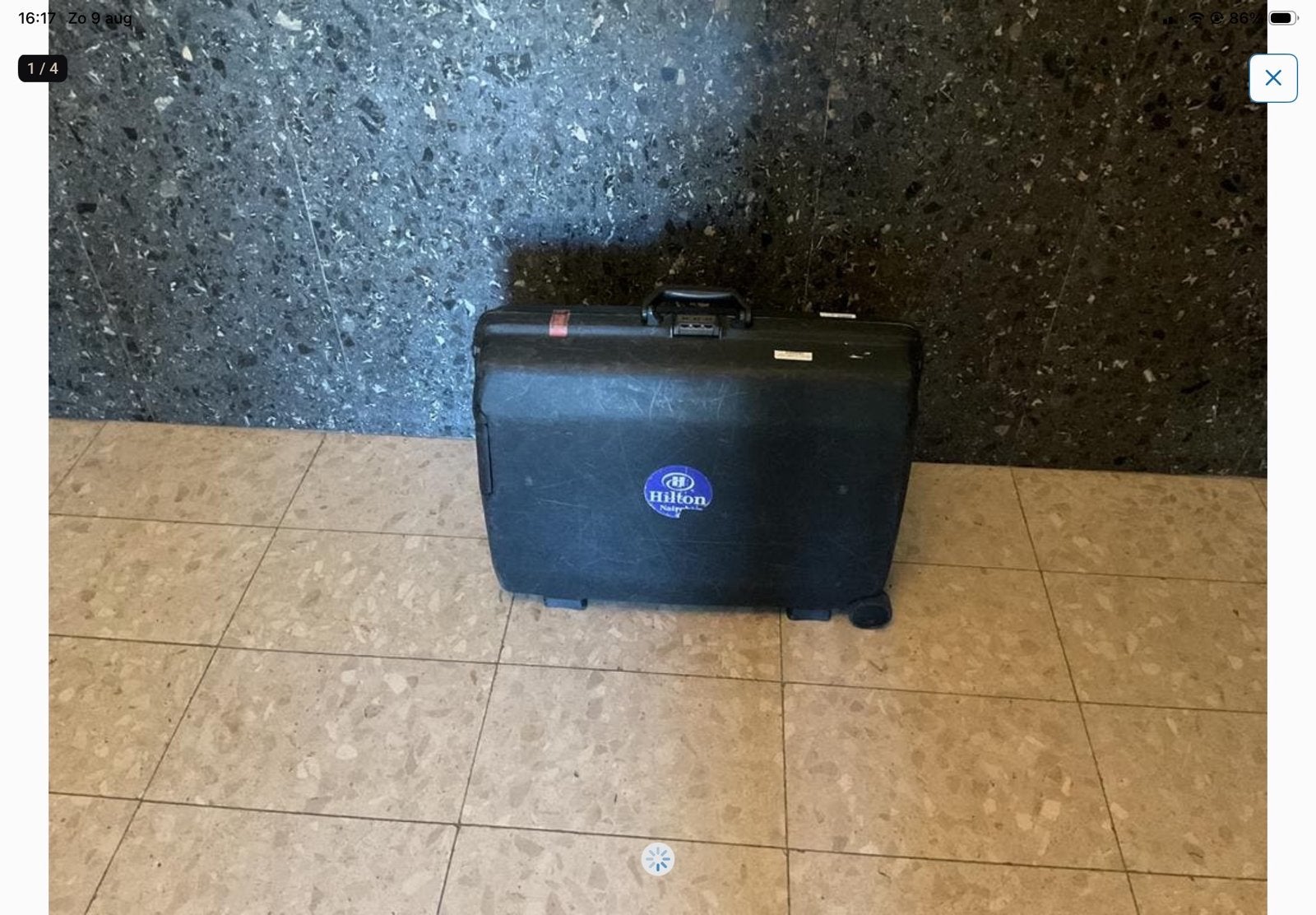 Koffer samsonite, Ophalen, Gebruikt