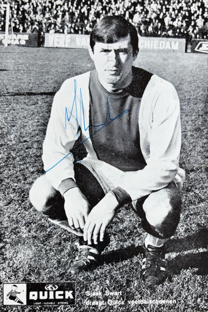 Spelerskaart Sjaak Swart - AFC Ajax Amsterdam, Verzamelen, Sportartikelen en Voetbal, Ophalen of Verzenden, Zo goed als nieuw