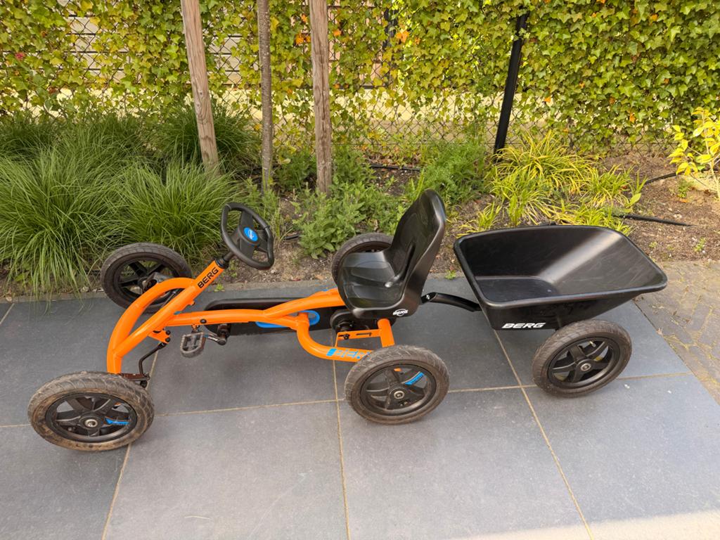 Berg Buddy B-orange skelter met aanhanger, Ophalen, Gebruikt, Berg, Met kar of aanhanger