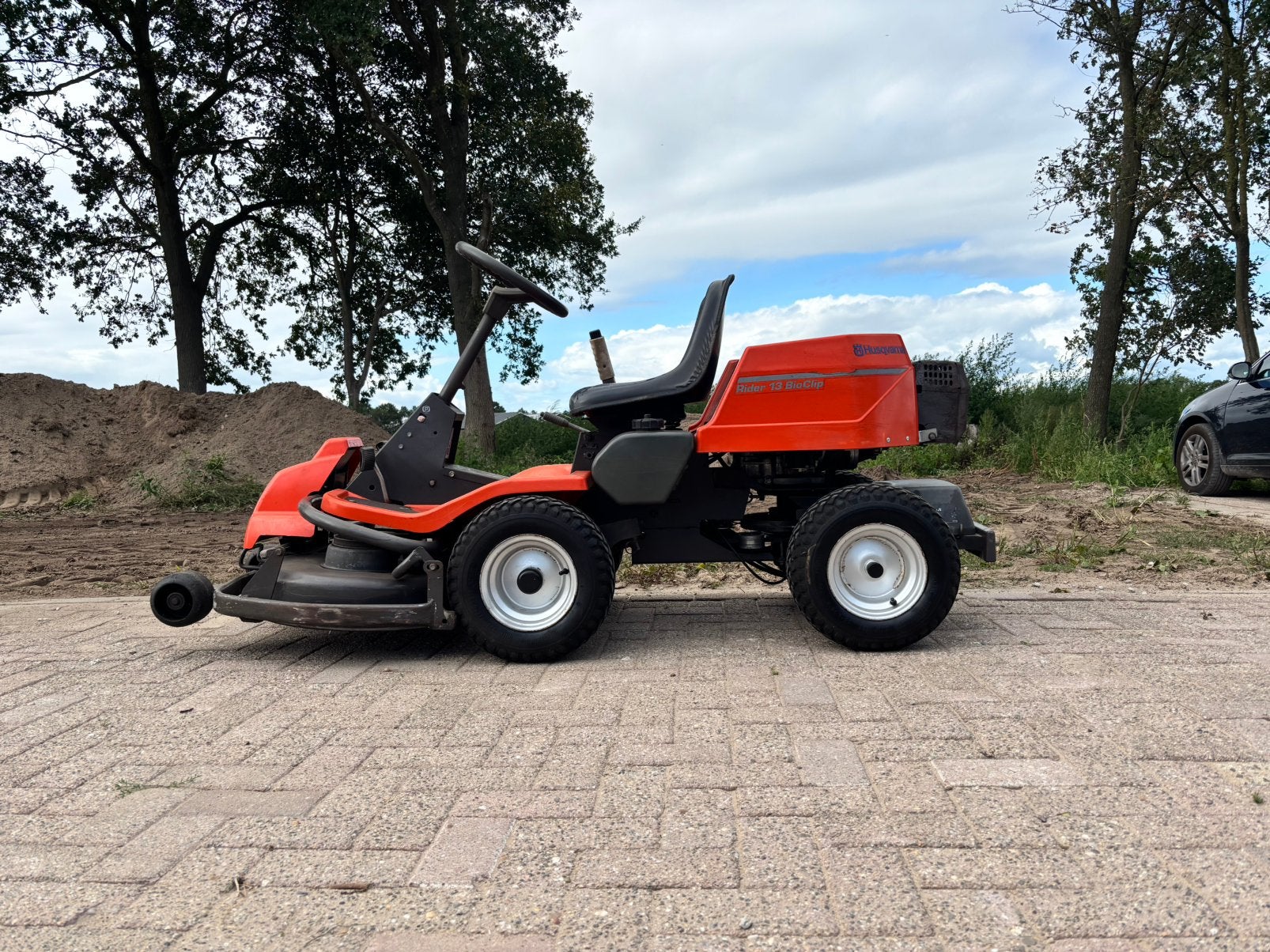 Husqvarna r 13, Ophalen, Gebruikt