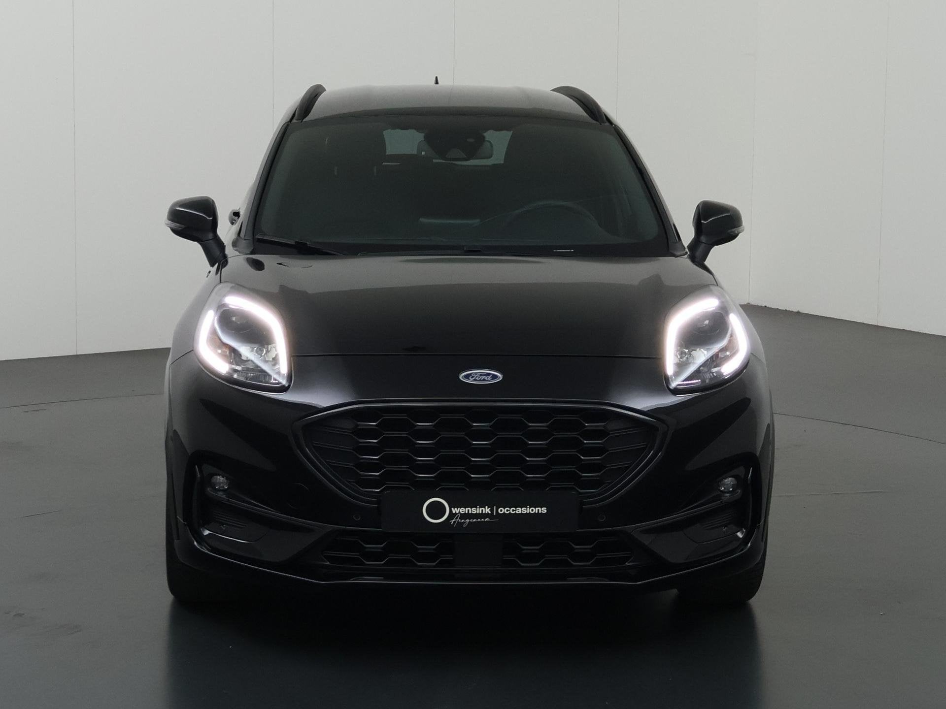 Ford Puma 1.0 EcoBoost Hybrid ST-Line X 155pk Automaat | Ada, Leder en Stof, Zwart, 665 kg, Bedrijf