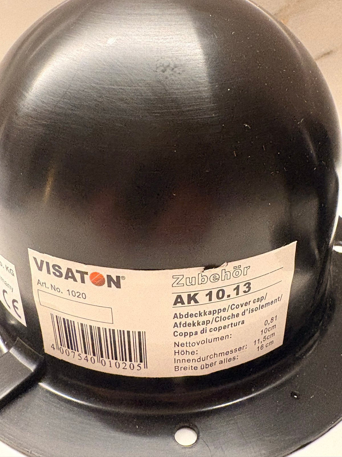 VISATON AK 10.13 Afdekkap/Cover cap - Nieuw, Ophalen of Verzenden, Nieuw