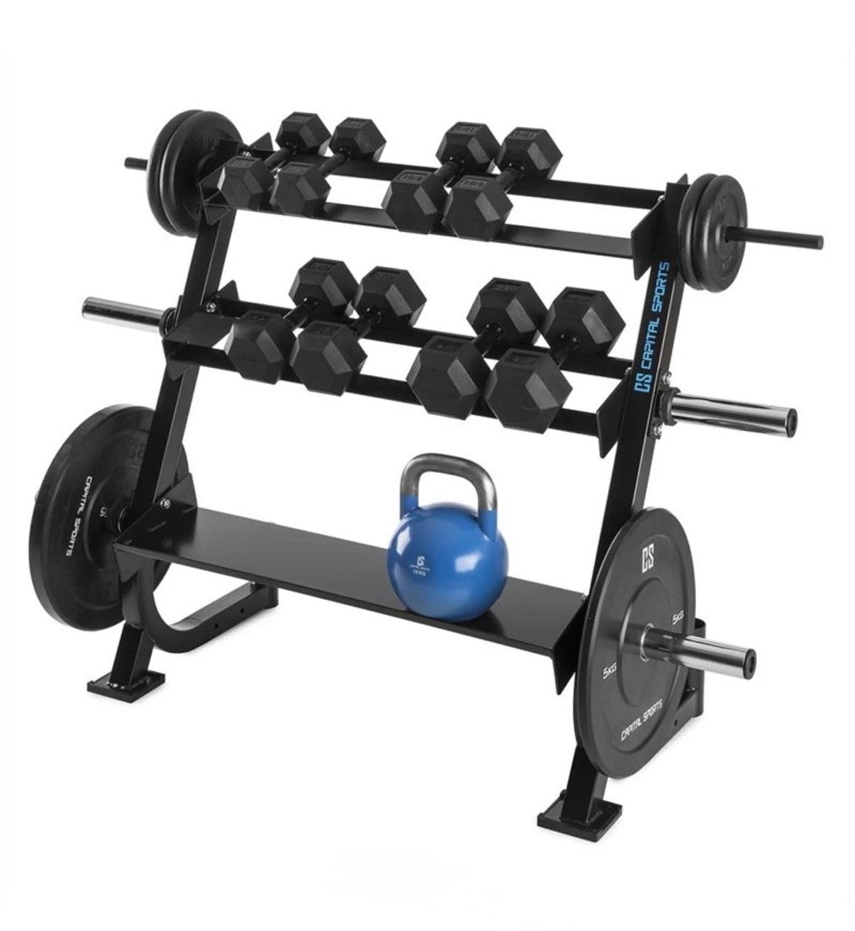 Capital Sports Dumbbell opberg rek met drie planken, Sport en Fitness, Fitnessmaterialen, Ophalen, Gebruikt, Overige typen