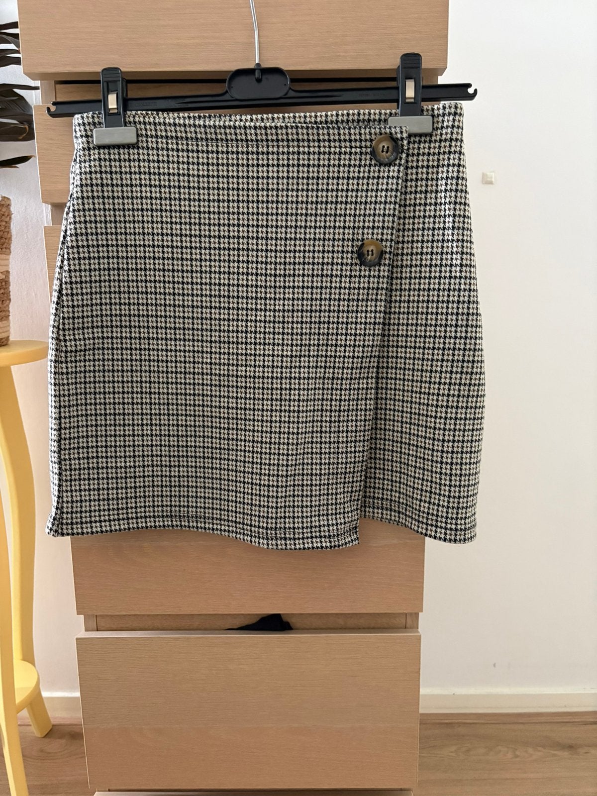 Geruite rok maat S, Kleding | Dames, Zwart, Ophalen of Verzenden, Zo goed als nieuw, Maat 36 (S)