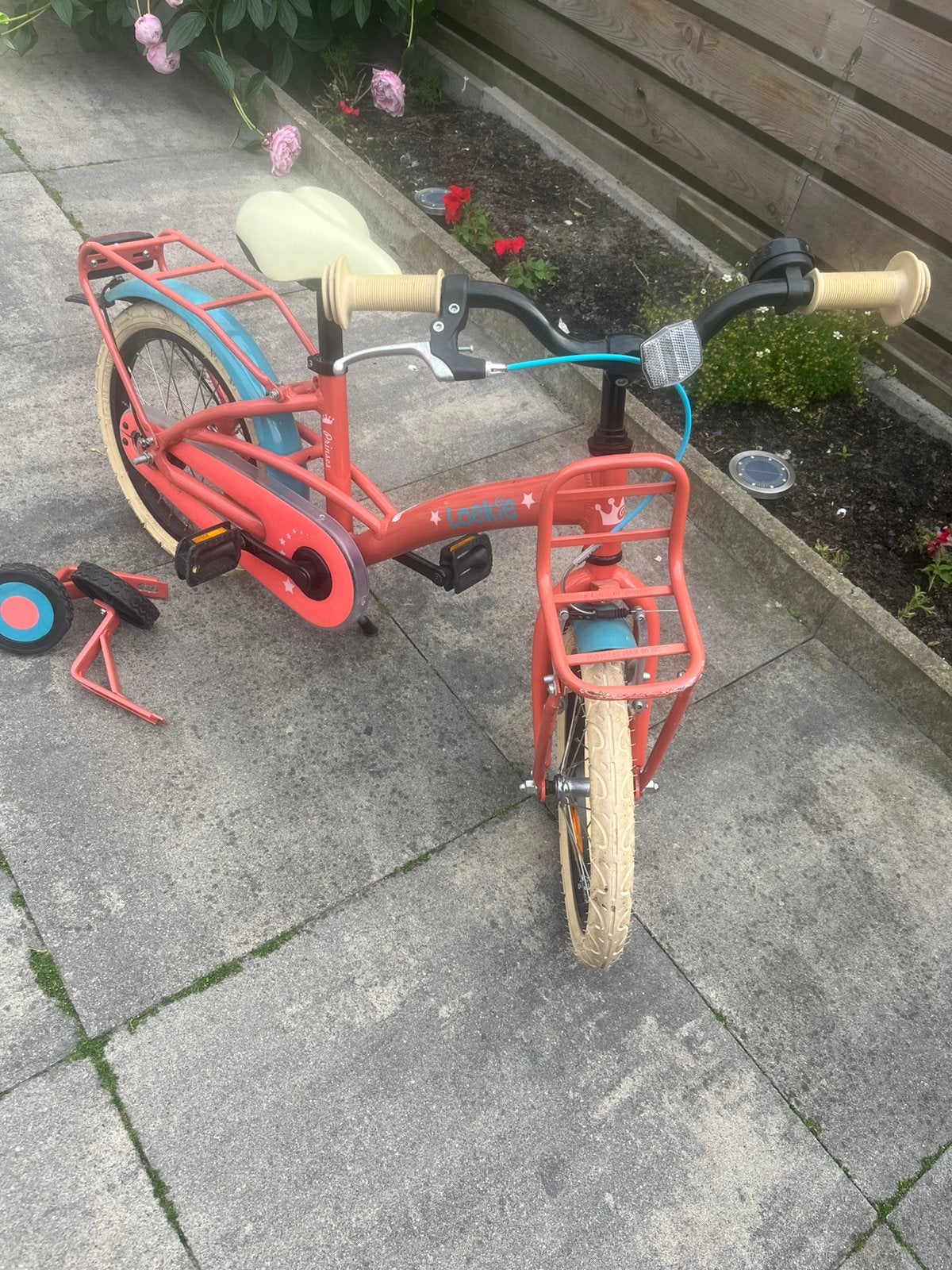 Loekie meisjes fiets, Ophalen, Gebruikt, Minder dan 16 inch