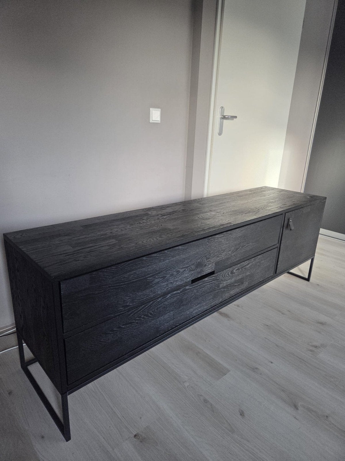 woood tv meubel als nieuw, Ophalen, 150 tot 200 cm, Zo goed als nieuw, Minder dan 100 cm