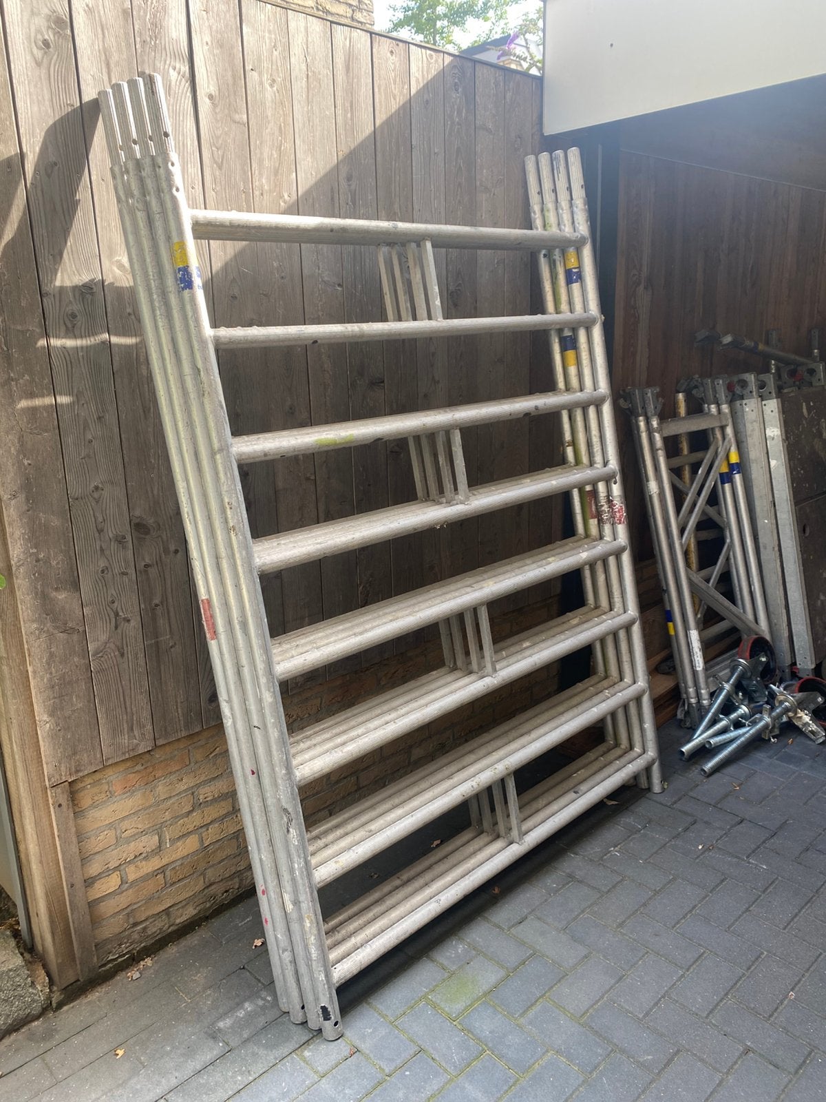 Layher rolsteiger, Ophalen, Zo goed als nieuw, Rolsteiger of Kamersteiger, 5 meter of hoger