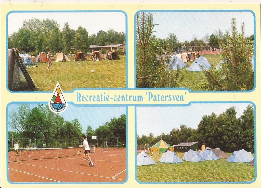 Wernhout Camping Patersven 1987 4 luik, Ophalen of Verzenden, 1980 tot heden, Ongelopen, Noord-Brabant