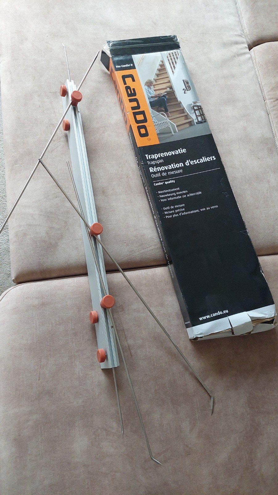 Cando Trapspin meetinstrument voor traprenovatie, Ophalen, Gebruikt