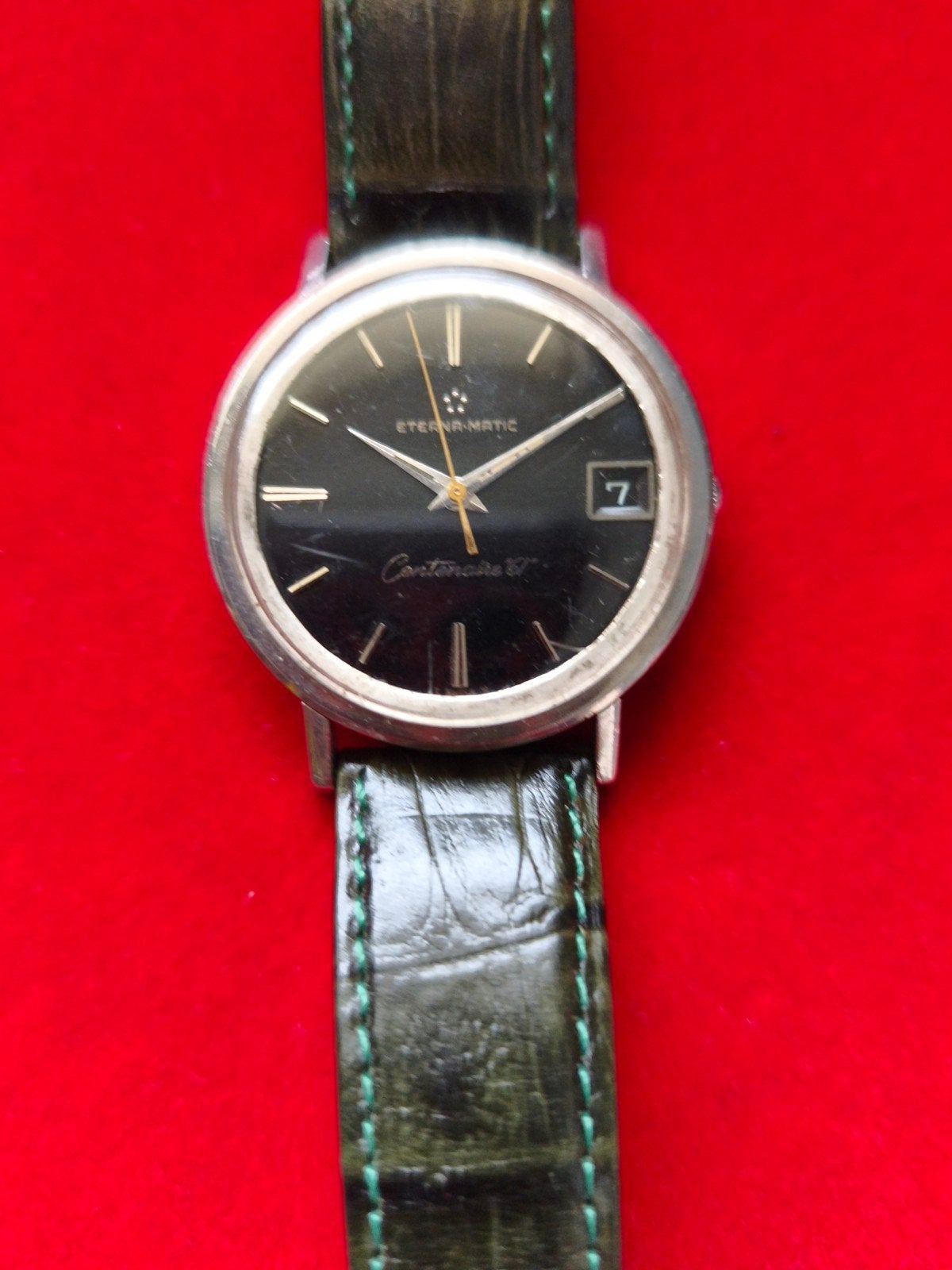 Eternamatic Centenaire 61 Herenhorloge, Overige merken, Staal, Polshorloge, Ophalen of Verzenden