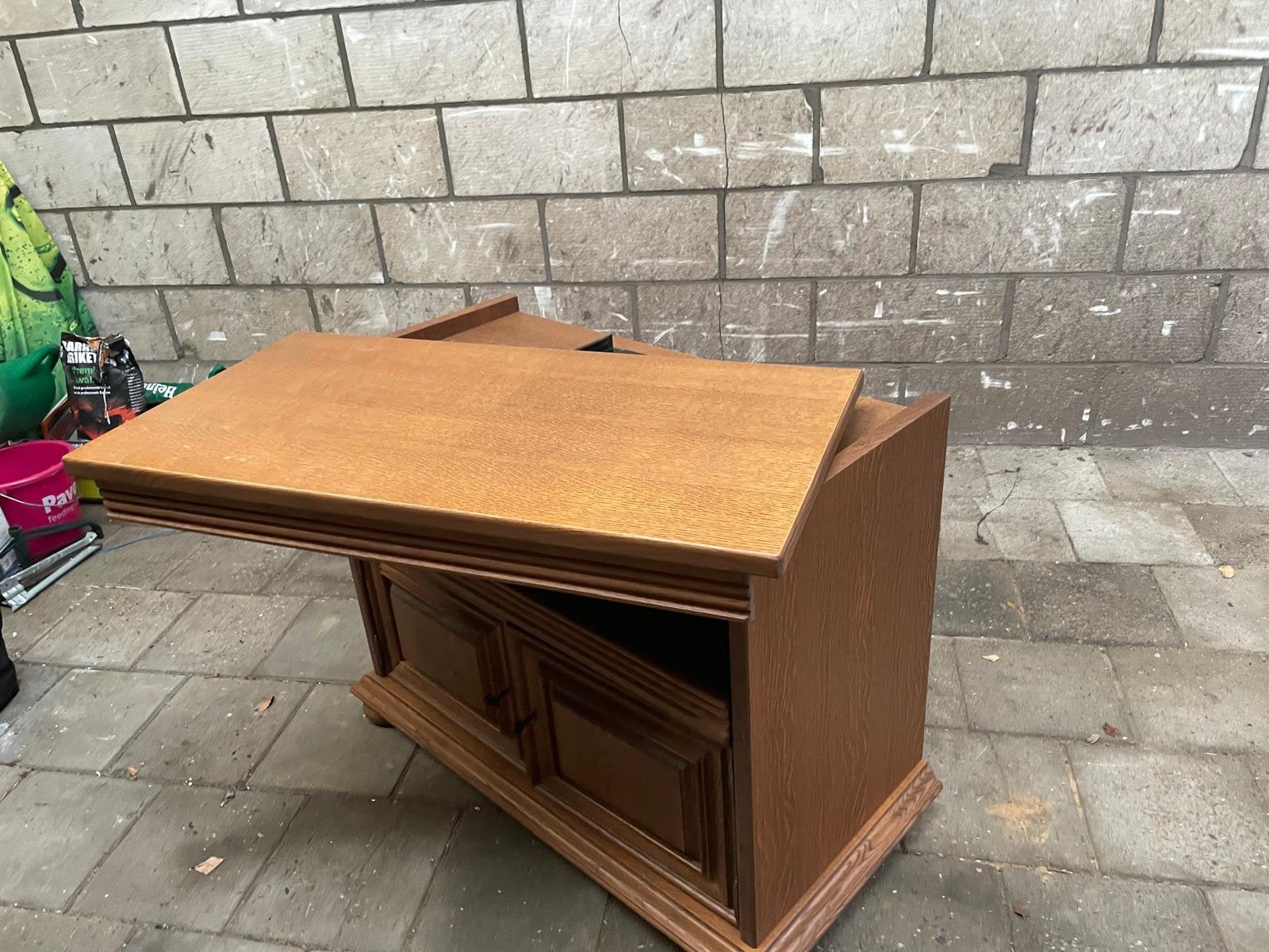 Vintage tv meubel, Ophalen, Zo goed als nieuw
