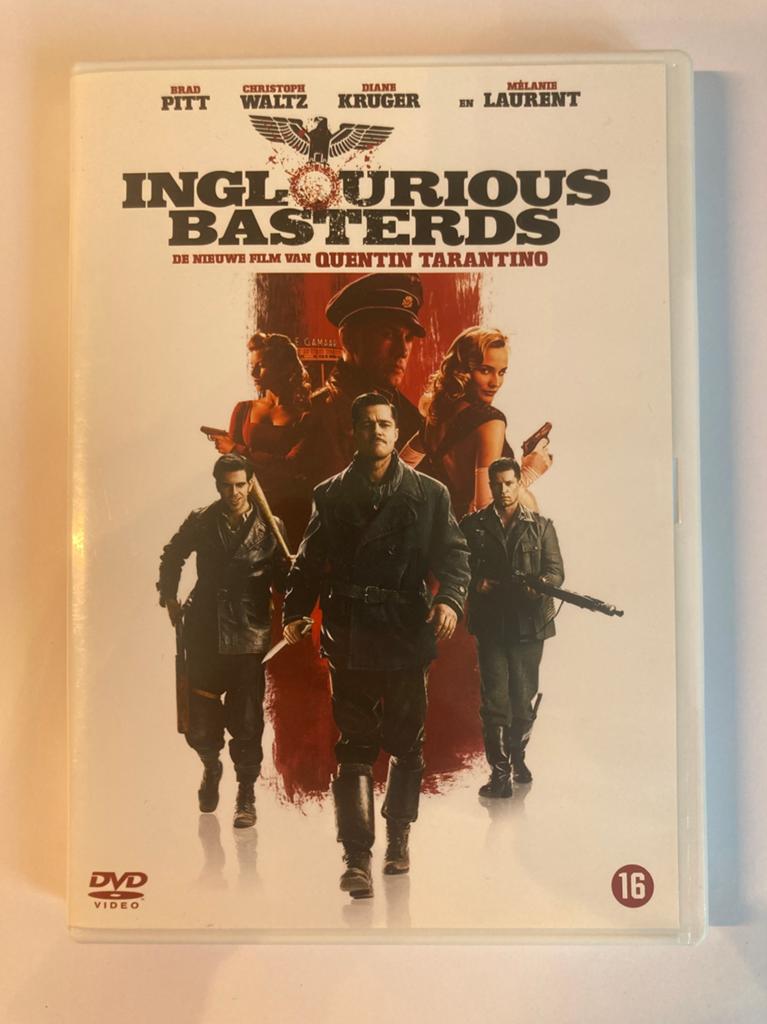 Inglourious Basterds, 2009 / DVD / Quentin Tarantino, Vanaf 16 jaar, Ophalen of Verzenden, Zo goed als nieuw, Overige genres