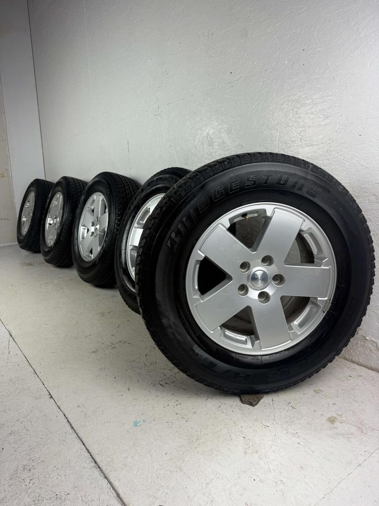 5x Originele Jeep Wrangler JL velgen 18" 5x127 zomerset 10mm, Auto-onderdelen, Banden en Velgen, Niet ingevuld, 18 inch, Gebruikt