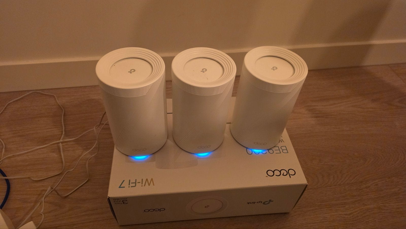 TP-Link Deco BE65 Wi-Fi 7 2,5 Gbps Mesh WLAN Set (3-pack), Ophalen of Verzenden, Zo goed als nieuw, Router, TP-Link