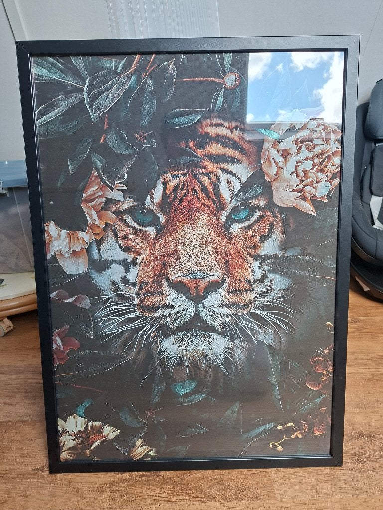 Ikea fiskbo fotolijst 50x70, Ophalen, Zo goed als nieuw, Wissellijst, Zwart