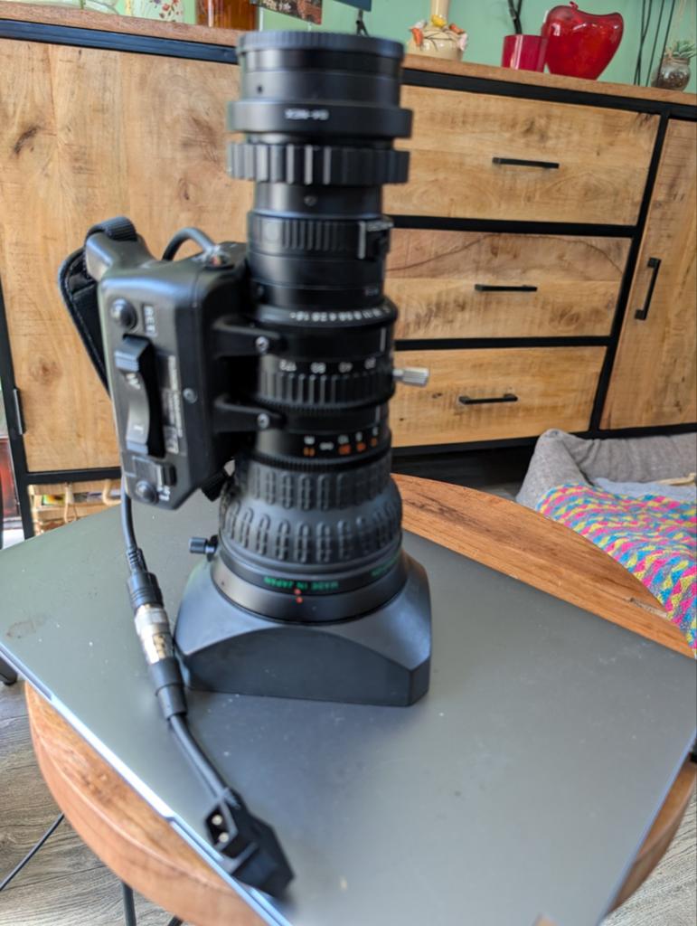 Fujinon Broadcast Tele Zoomlens A20x8.6BRM-SD met Sony adapt, Ophalen of Verzenden